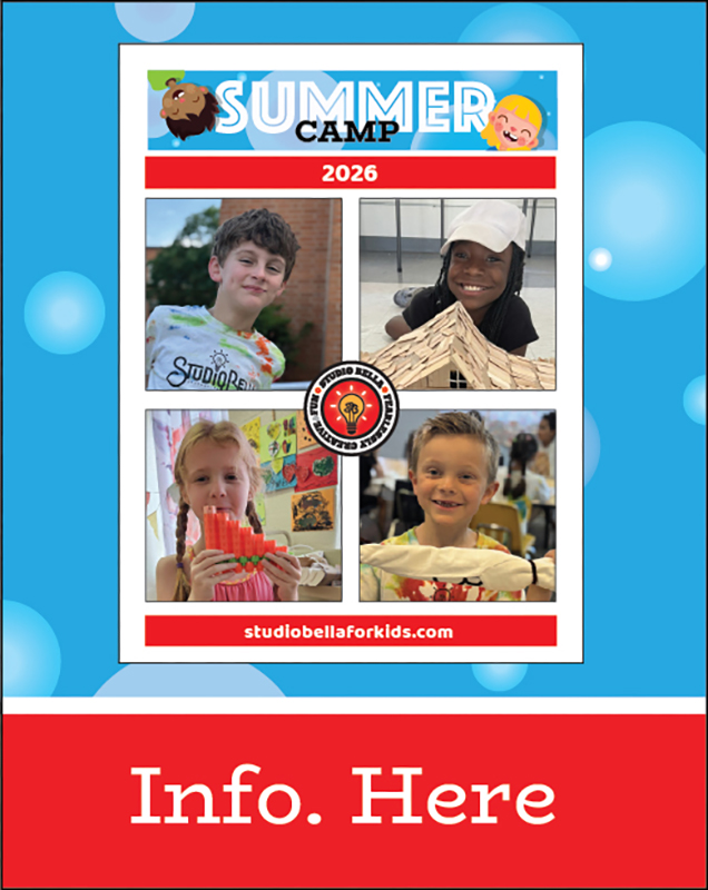 Studio Bella for Kids Summer Camp Flyer