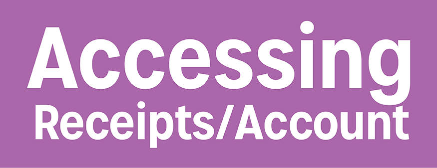 Accessing Receipts for Studio Bella For Kids Explorers